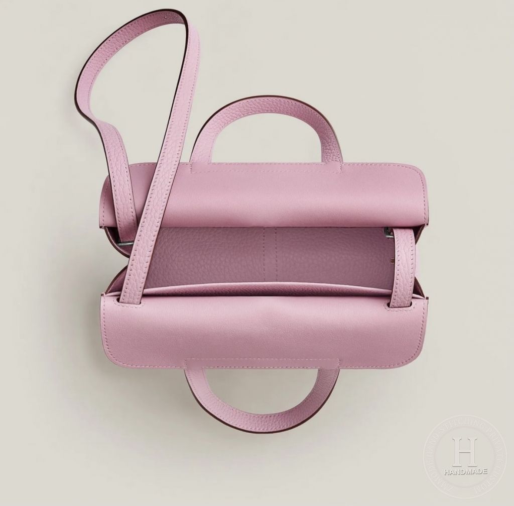 Hermès Halzan 25 bag Mauve Sylvestre Clemence Hermès Halzan 25 bag Mauve Sylvestre Clemence