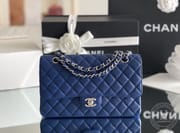 CLASSIC FLAP 25.5 × 15.5 × 6.5 cm HAAS LEATHER 电光蓝-6904