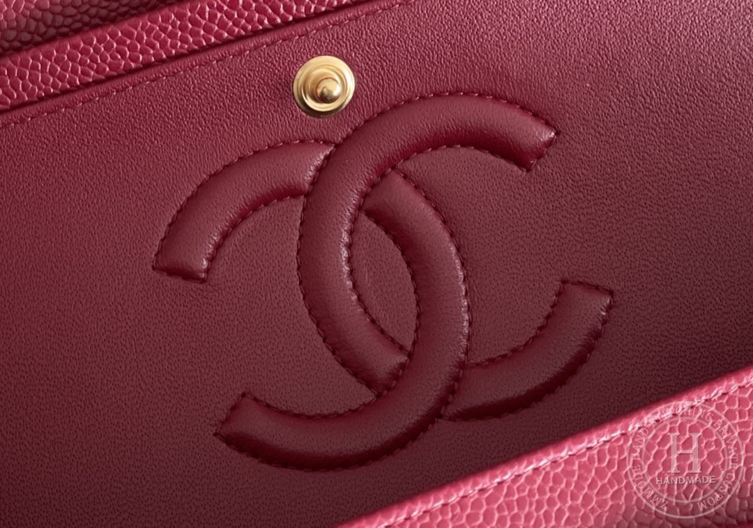 CLASSIC FLAP 25.5 × 15.5 × 6.5 cm HAAS LEATHER RED CLASSIC FLAP 25.5 × 15.5 × 6.5 cm HAAS LEATHER RED