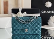 CLASSIC FLAP 25.5 × 15.5 × 6.5 cm HAAS LEATHER 翡翠绿-7171