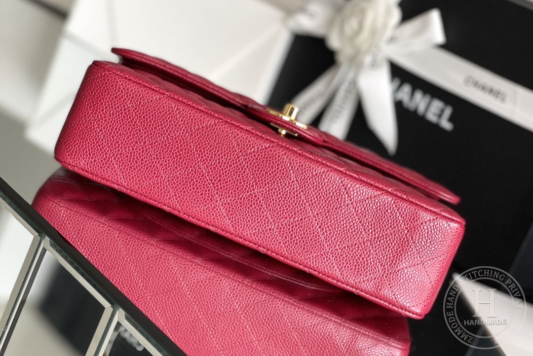 CLASSIC FLAP 25.5 × 15.5 × 6.5 cm HAAS LEATHER RED CLASSIC FLAP 25.5 × 15.5 × 6.5 cm HAAS LEATHER RED