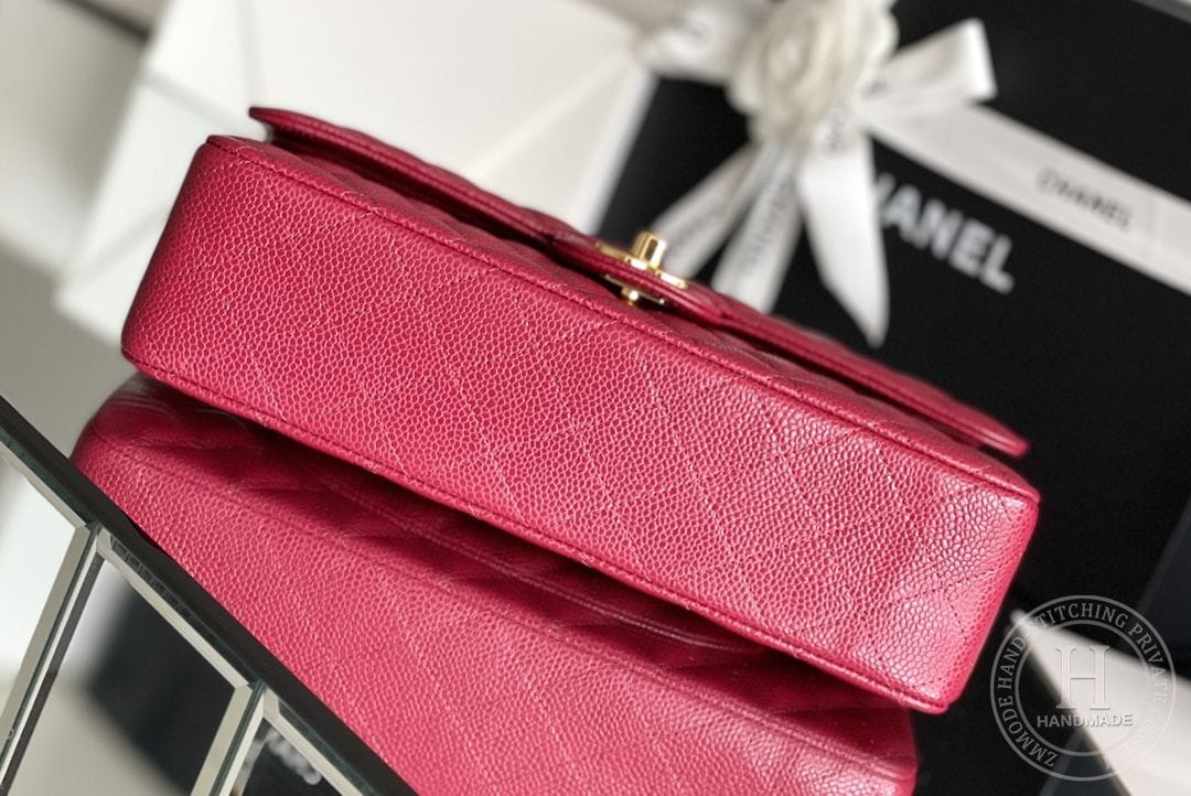 CLASSIC FLAP 25.5 × 15.5 × 6.5 cm HAAS LEATHER RED-6757