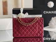 CLASSIC FLAP 25.5 × 15.5 × 6.5 cm HAAS LEATHER RED-6757