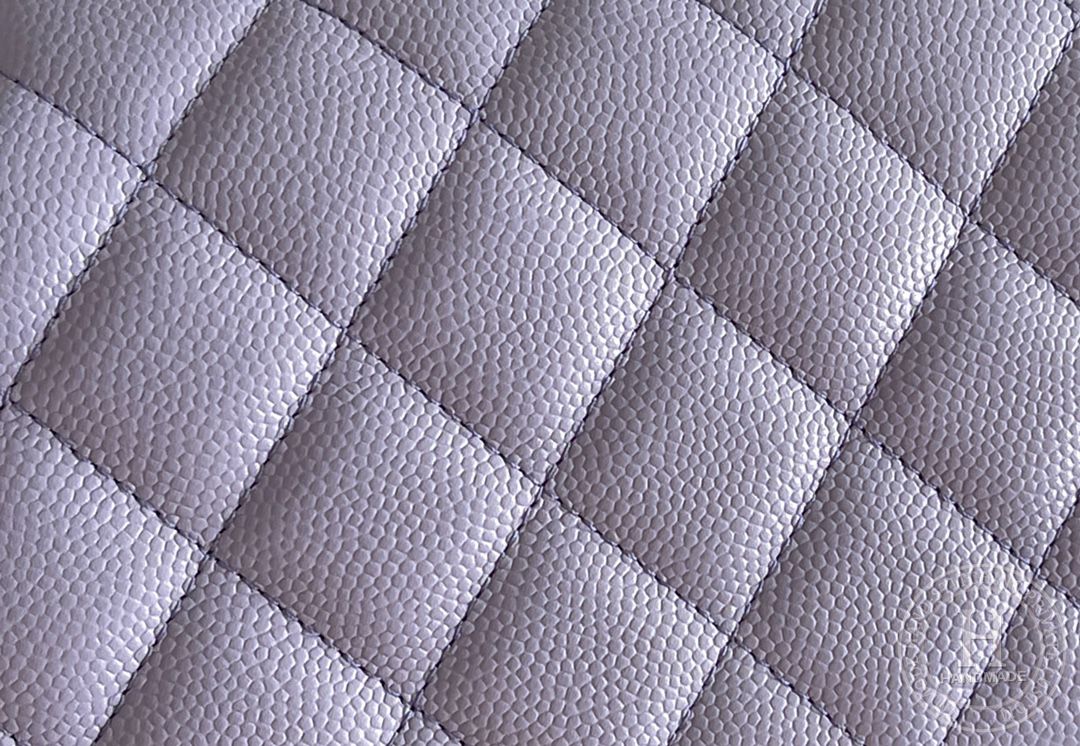 CLASSIC FLAP 25.5 × 15.5 × 6.5 cm ZP LEATHER 浅紫色浅金扣