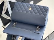 CLASSIC FLAP 25.5 × 15.5 × 6.5 cm ZP LEATHER 杏色浅金扣-9716