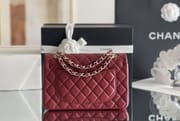 CLASSIC FLAP 23× 14.5 × 6 cm ZP LEATHER 薄荷绿浅金扣-7287