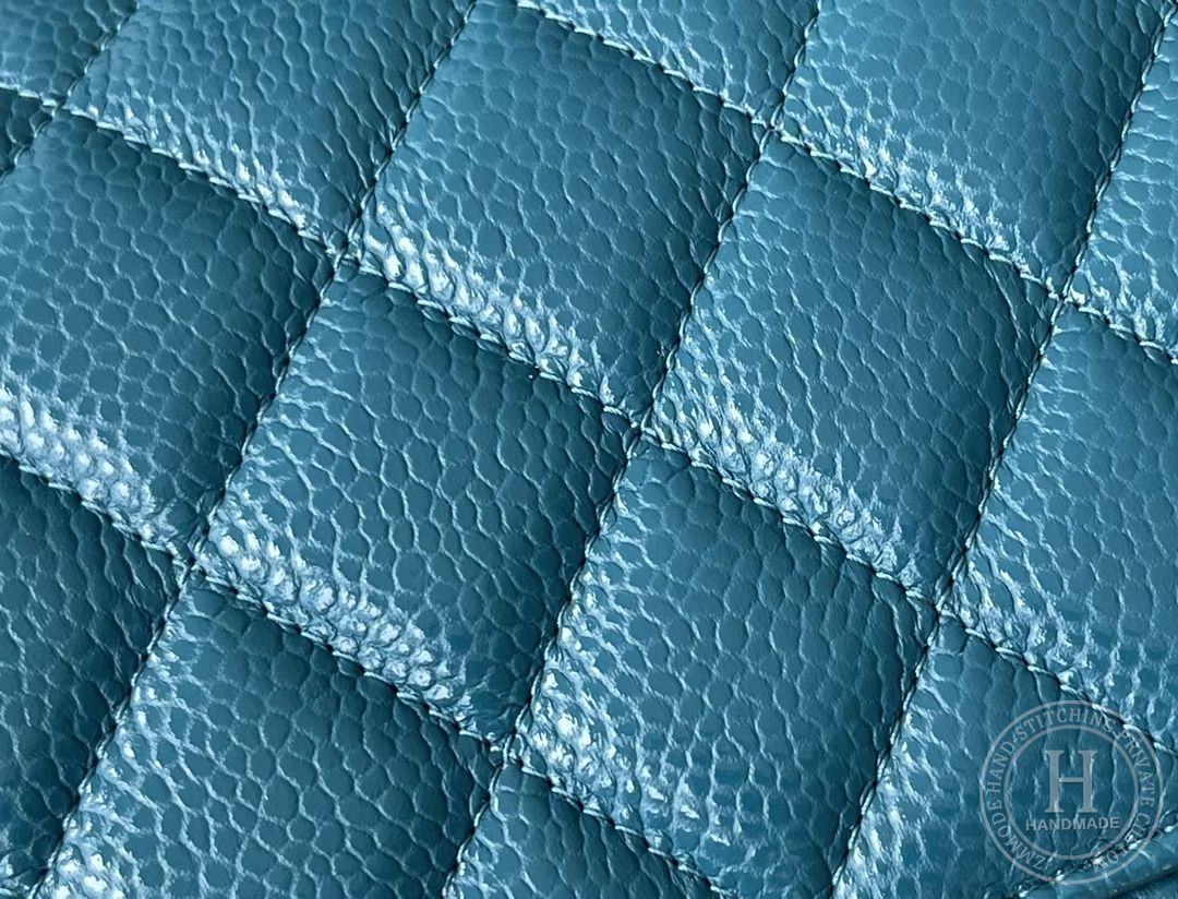 CLASSIC FLAP 25.5 × 15.5 × 6.5 cm HAAS LEATHER 翡翠绿