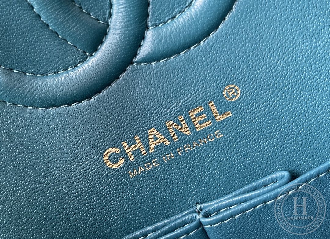 CLASSIC FLAP 25.5 × 15.5 × 6.5 cm HAAS LEATHER 翡翠绿