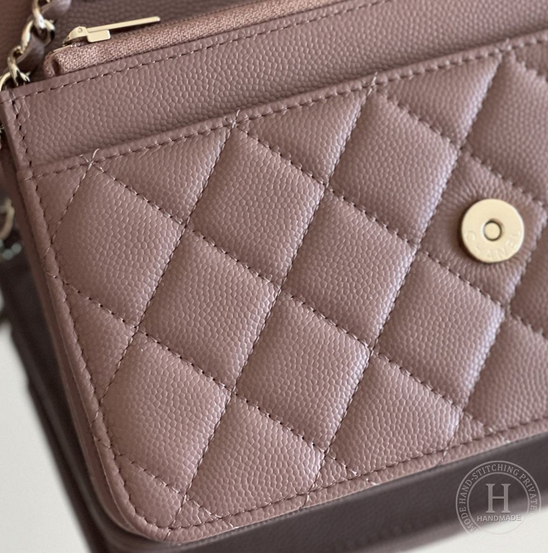 Chanel woc 12 × 19 × 4 cm 焦糖色