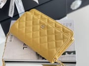 Chanel woc 12 × 19 × 4 cm 深蓝色浅金扣-4932
