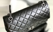 Chanel 2.55 28CM 牛皮 灰色古银扣-6931