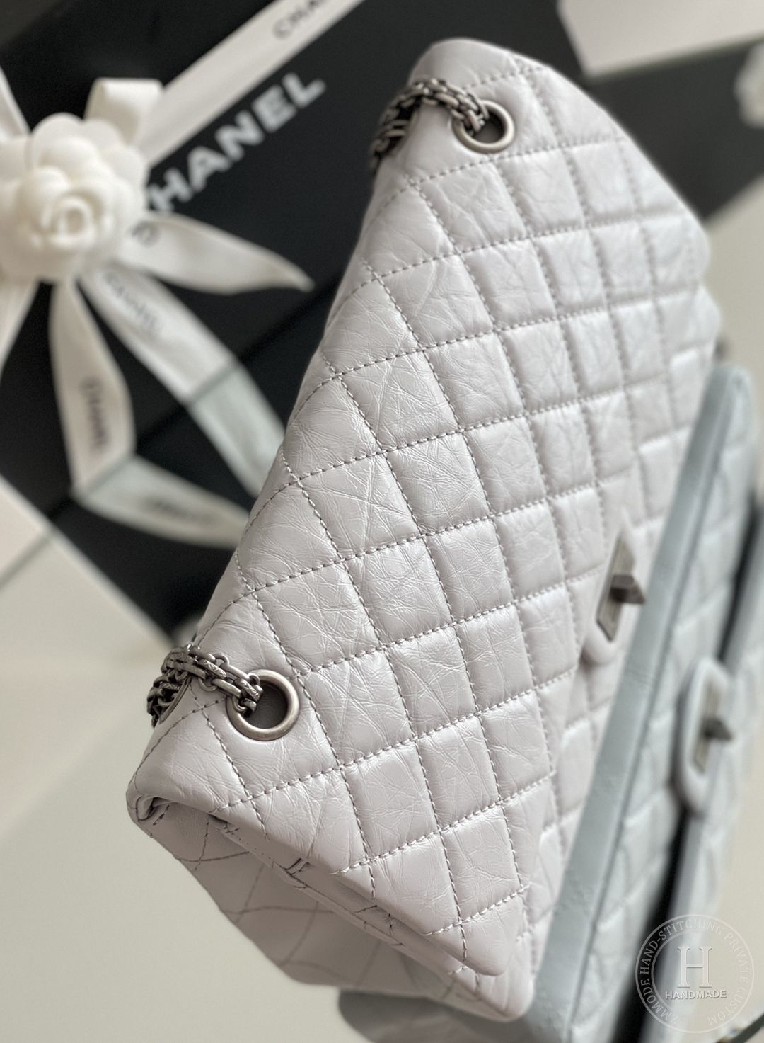 Chanel 2.55 28CM 牛皮 古银银扣 Chanel 2.55 28CM 牛皮 古银银扣