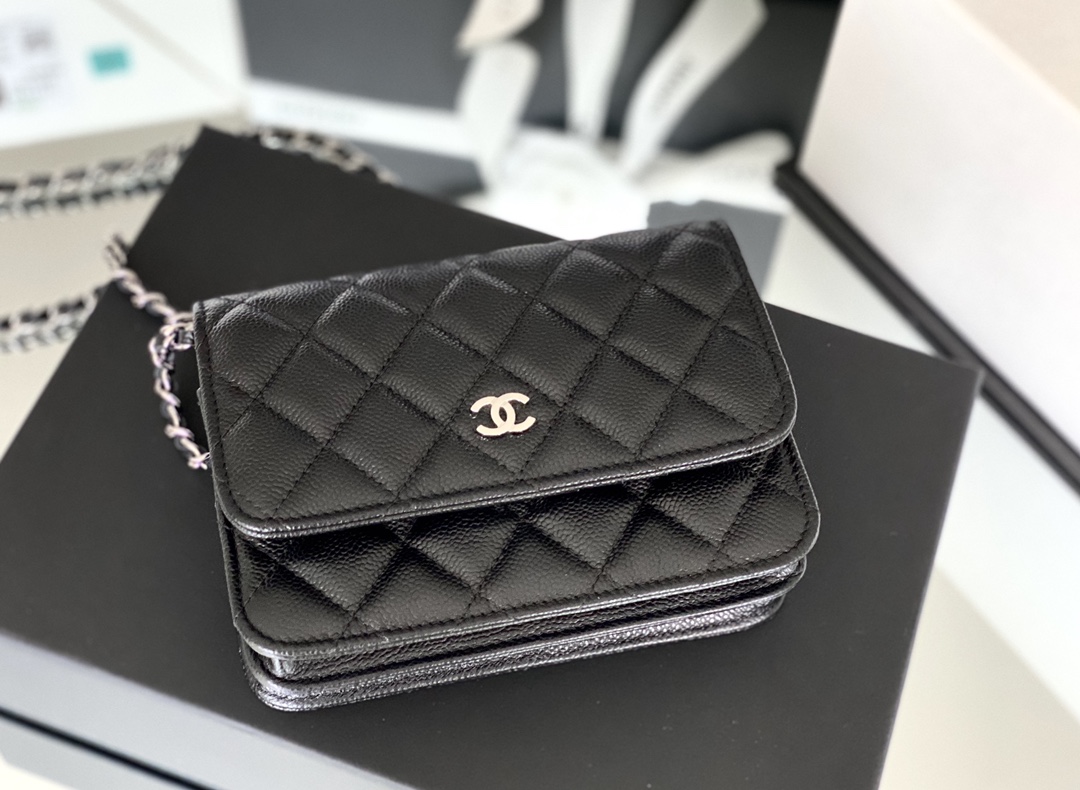 Chanel woc 12.3 × 19.2 × 3.5 cm 黑色 Chanel woc 12.3 × 19.2 × 3.5 cm 黑色