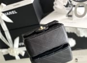 Mini Square Flap CLASSIC FLAP 13.5 × 17 × 8 cm GR羊皮 LEATHER 雾霾蓝-6129