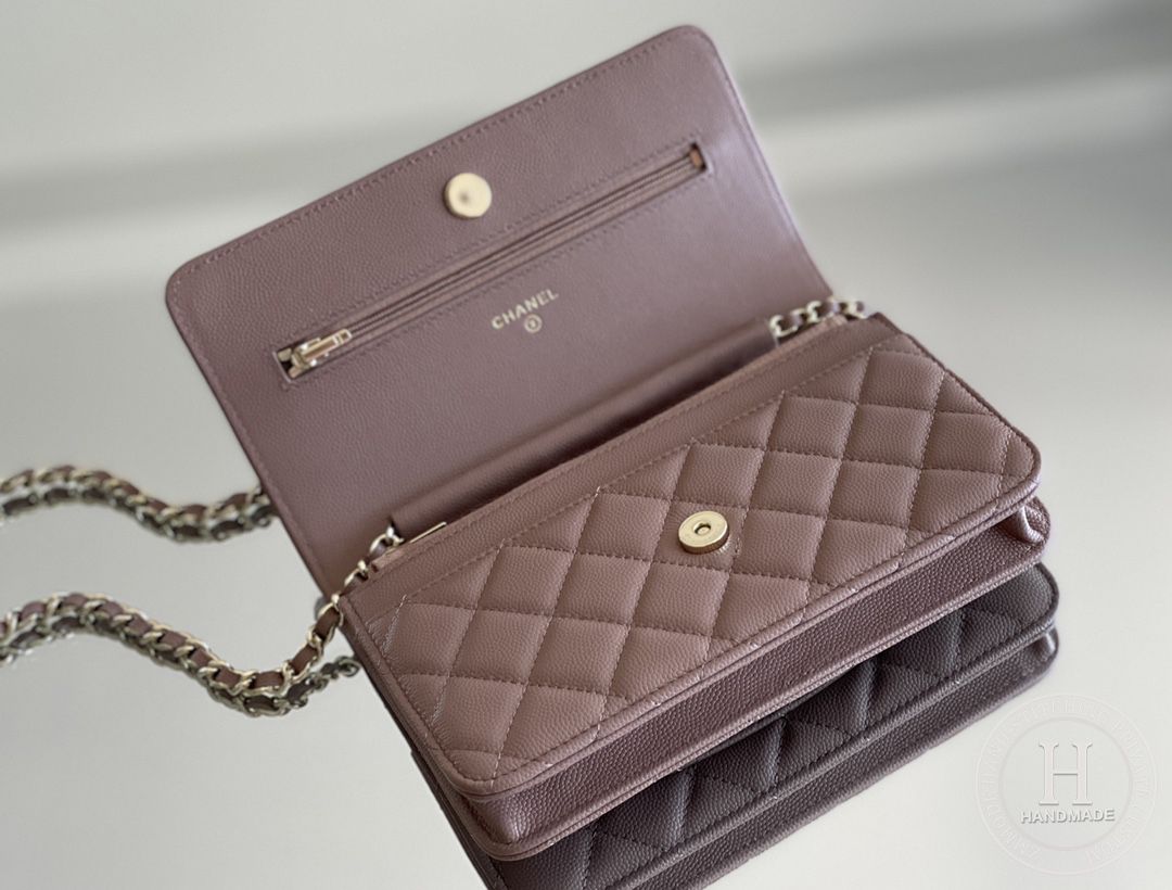 Chanel woc 12 × 19 × 4 cm 焦糖色