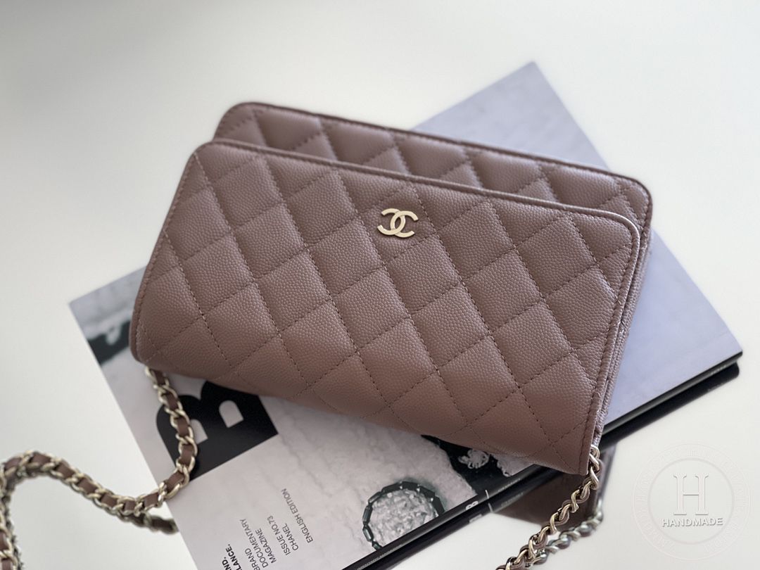 Chanel woc 12 × 19 × 4 cm 焦糖色