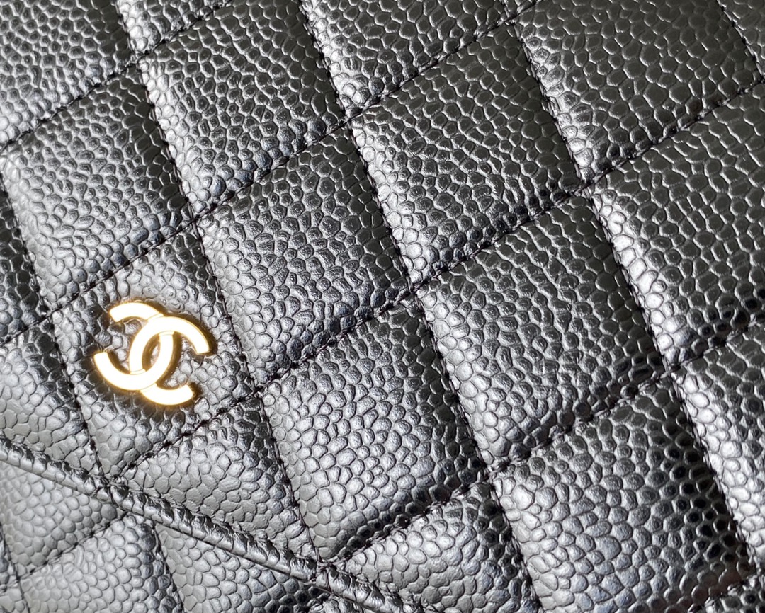 Chanel woc 12 × 19 × 4 cm WOC 黑色吸扣版 Chanel woc 12 × 19 × 4 cm WOC 黑色吸扣版