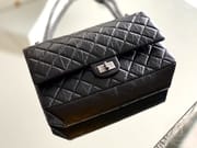Chanel 2.55 28CM 牛皮 灰色古银扣-6931