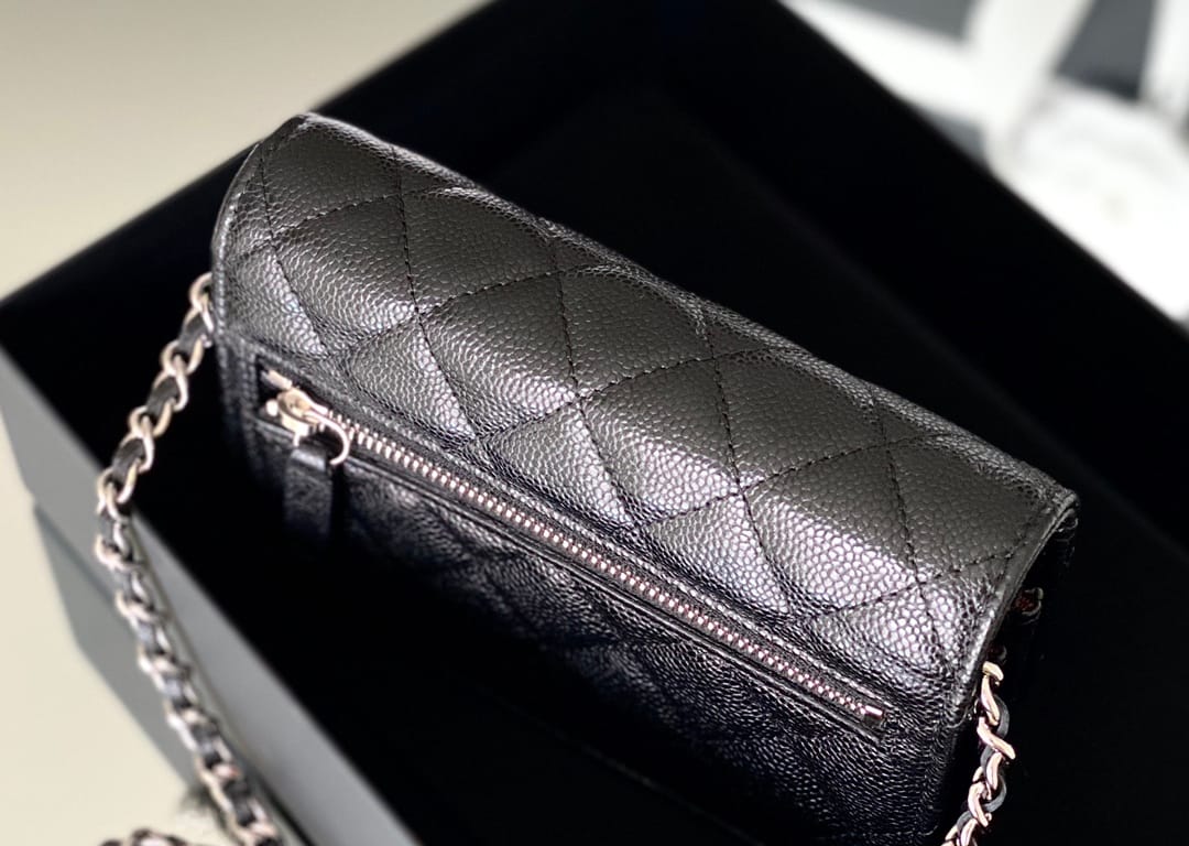 Chanel woc 12.3 × 19.2 × 3.5 cm 蓝色-6164
