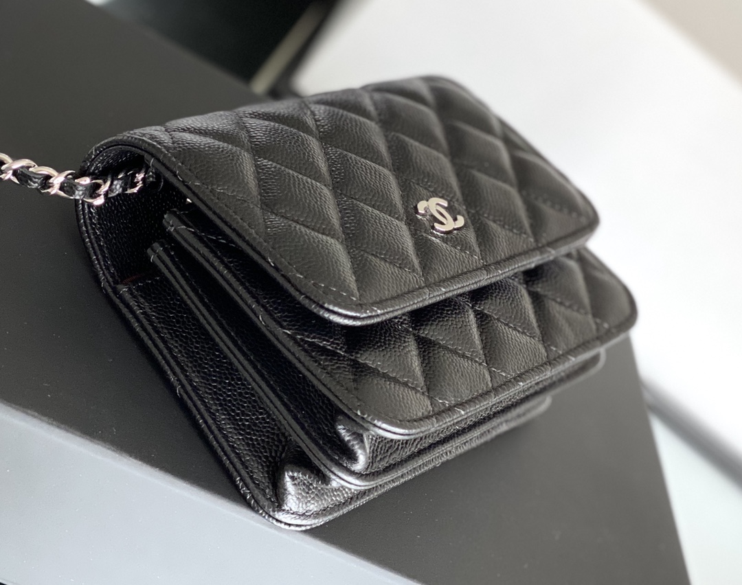 Chanel woc 12.3 × 19.2 × 3.5 cm 黑色 Chanel woc 12.3 × 19.2 × 3.5 cm 黑色