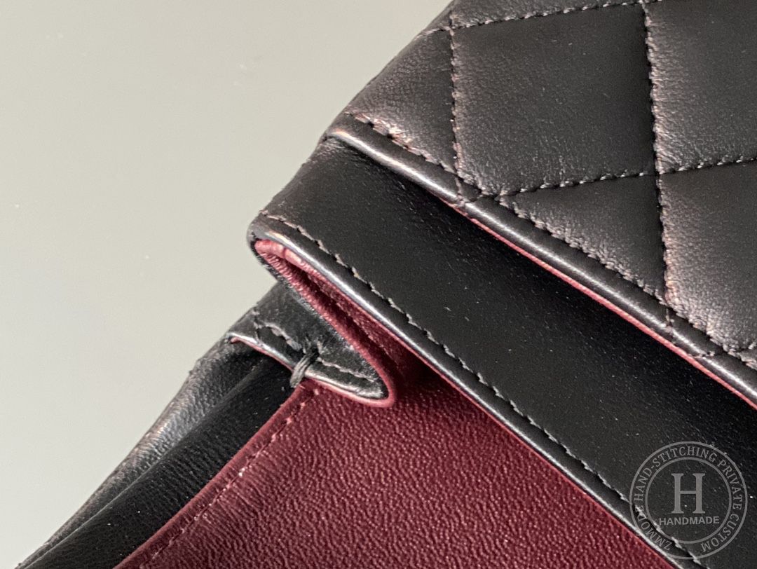 CLASSIC FLAP 23× 14.5 × 6 cm GR羊皮LEATHER 黑色金扣 CLASSIC FLAP 23× 14.5 × 6 cm GR羊皮LEATHER 黑色金扣