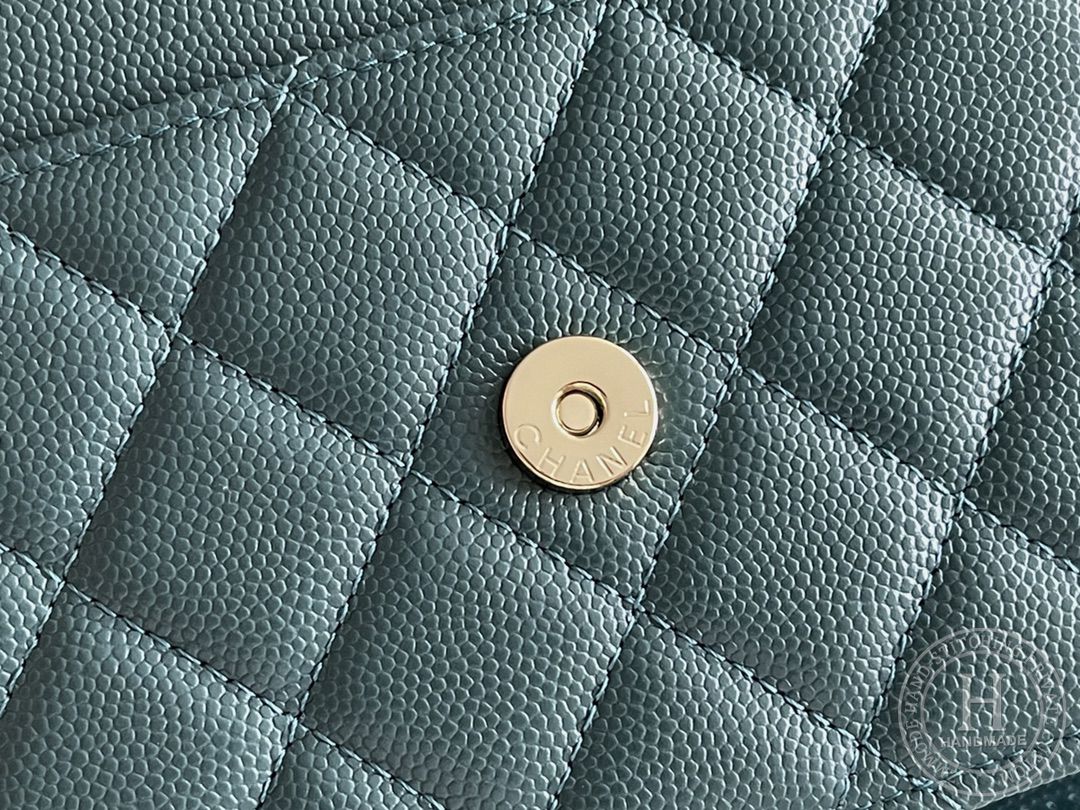 Chanel woc 12 × 19 × 4 cm 松石绿 Chanel woc 12 × 19 × 4 cm 松石绿