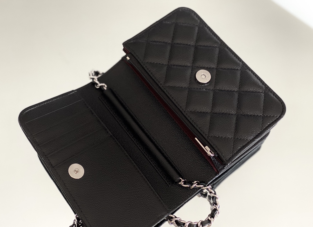 Chanel woc 12.3 × 19.2 × 3.5 cm 黑色 Chanel woc 12.3 × 19.2 × 3.5 cm 黑色