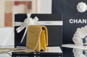 Chanel woc 12 × 19 × 4 cm 深蓝色浅金扣-4932