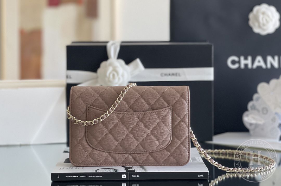 Chanel woc 12 × 19 × 4 cm 焦糖色
