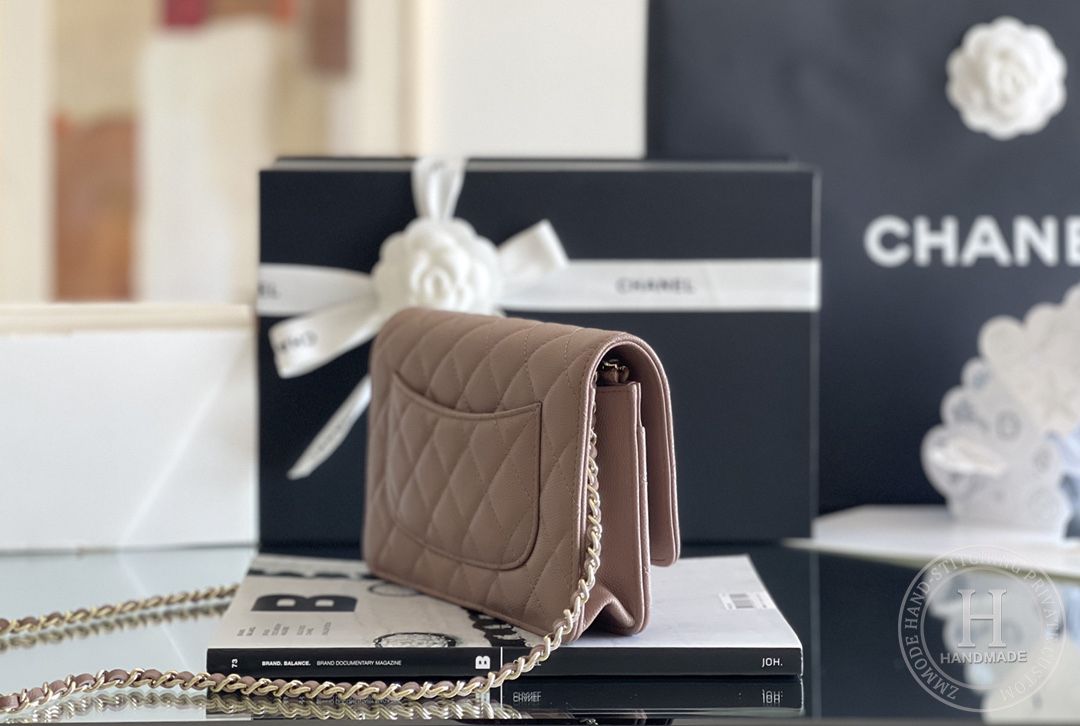 Chanel woc 12 × 19 × 4 cm 焦糖色