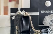 Chanel Leboy-25× 14.5×8cm 小鸡黄浅金扣-4367