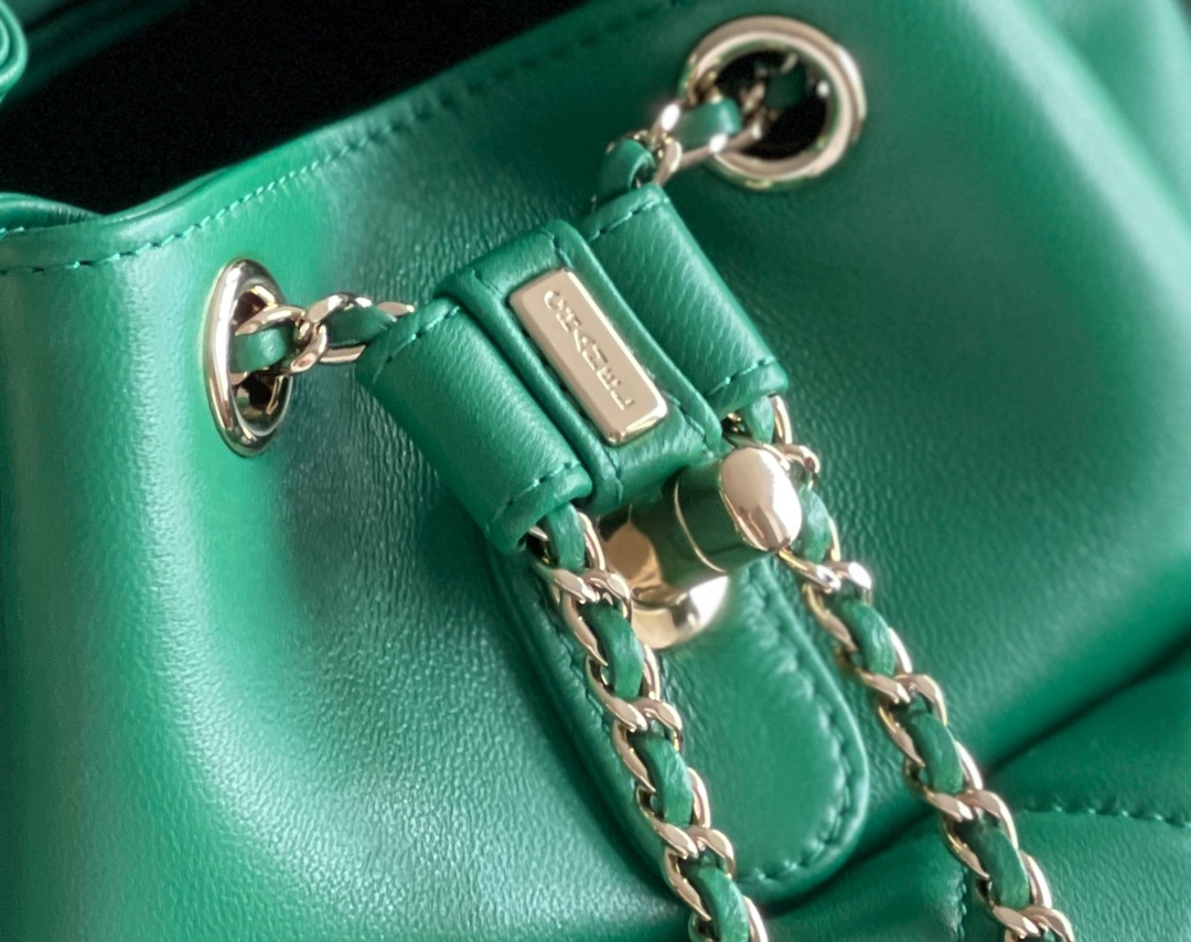 Chanel Duma 18× 18×11cm Green
