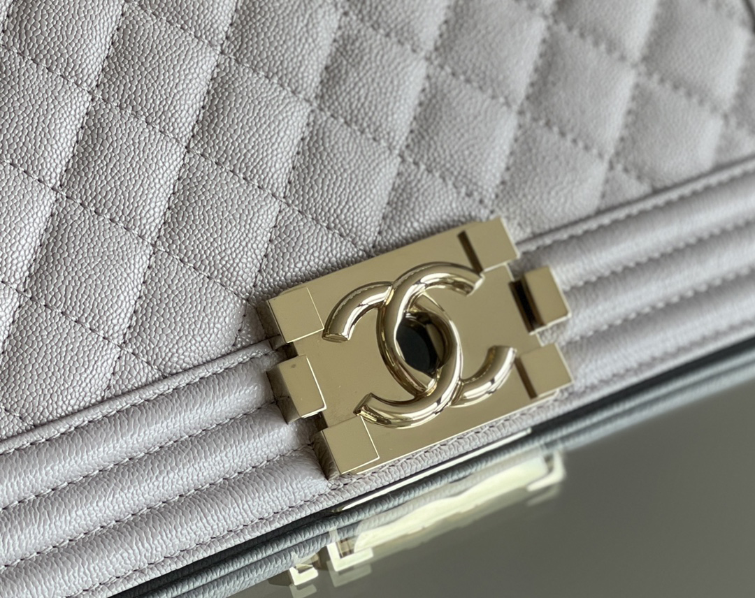 Chanel Leboy-25× 14.5×8cm 冰川灰浅金扣 Chanel Leboy-25× 14.5×8cm 冰川灰浅金扣