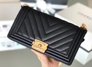 Chanel Leboy 25×14.5×8cm black-9337