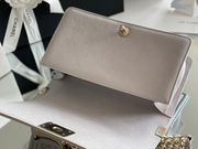 Chanel Leboy-25× 14.5×8cm 碳灰亮银扣-7330