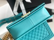 Chanel Leboy-25× 14.5×8cm 冰川灰浅金扣-7982