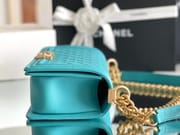 Chanel Leboy-25× 14.5×8cm 冰川灰浅金扣-7982