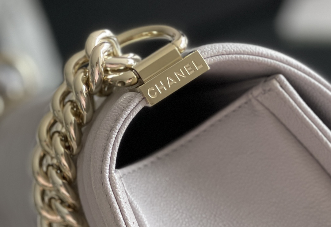 Chanel Leboy-25× 14.5×8cm 冰川灰浅金扣 Chanel Leboy-25× 14.5×8cm 冰川灰浅金扣