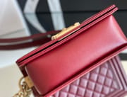 Chanel leboy 20× 12×7cm 焦糖色砂金扣-6897