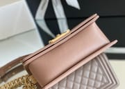 Chanel leboy 20× 12×7cm 松石绿砂金扣-6650