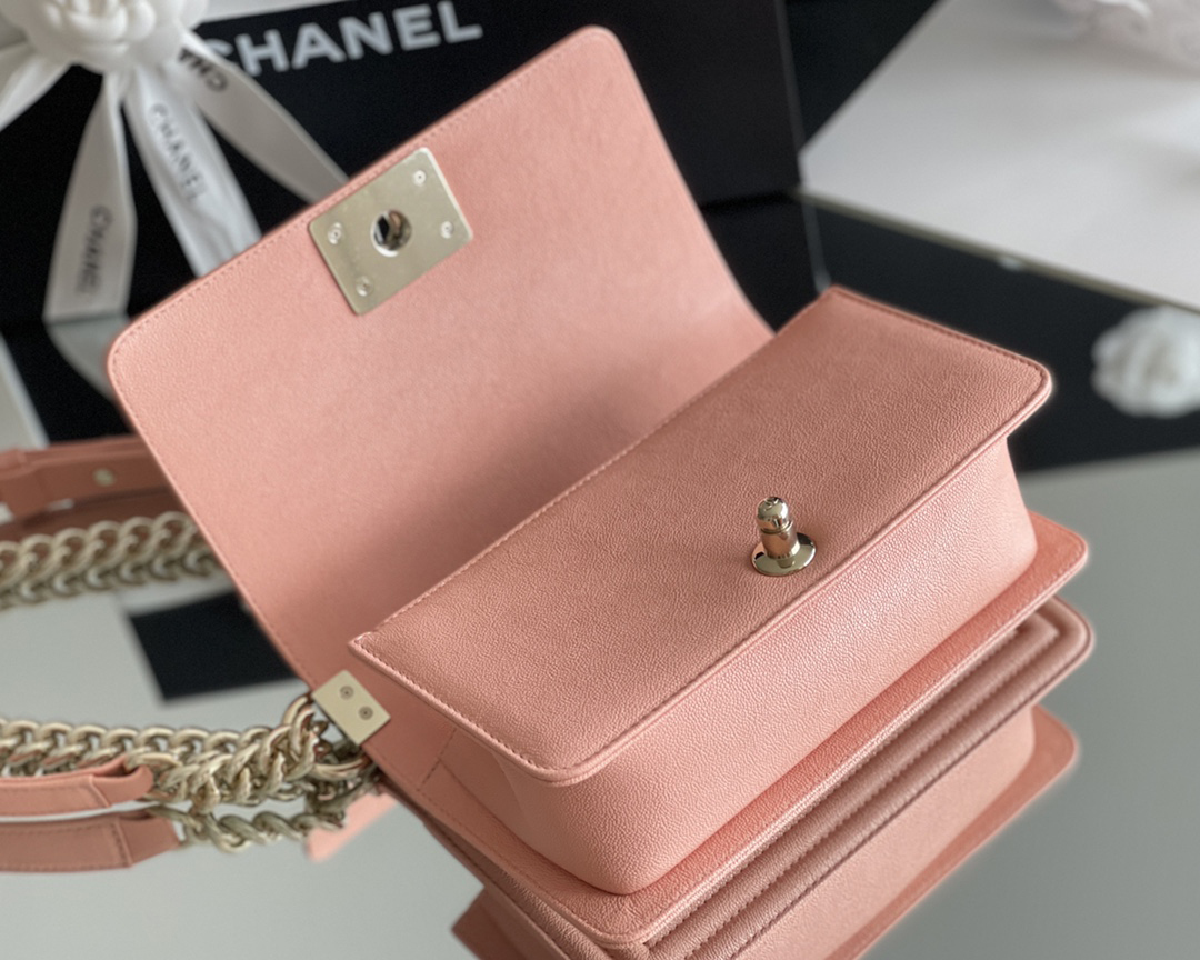 Chanel Leboy-20× 12×7cm 午夜蓝浅金扣-9076 Chanel Leboy-20× 12×7cm 午夜蓝浅金扣-9076