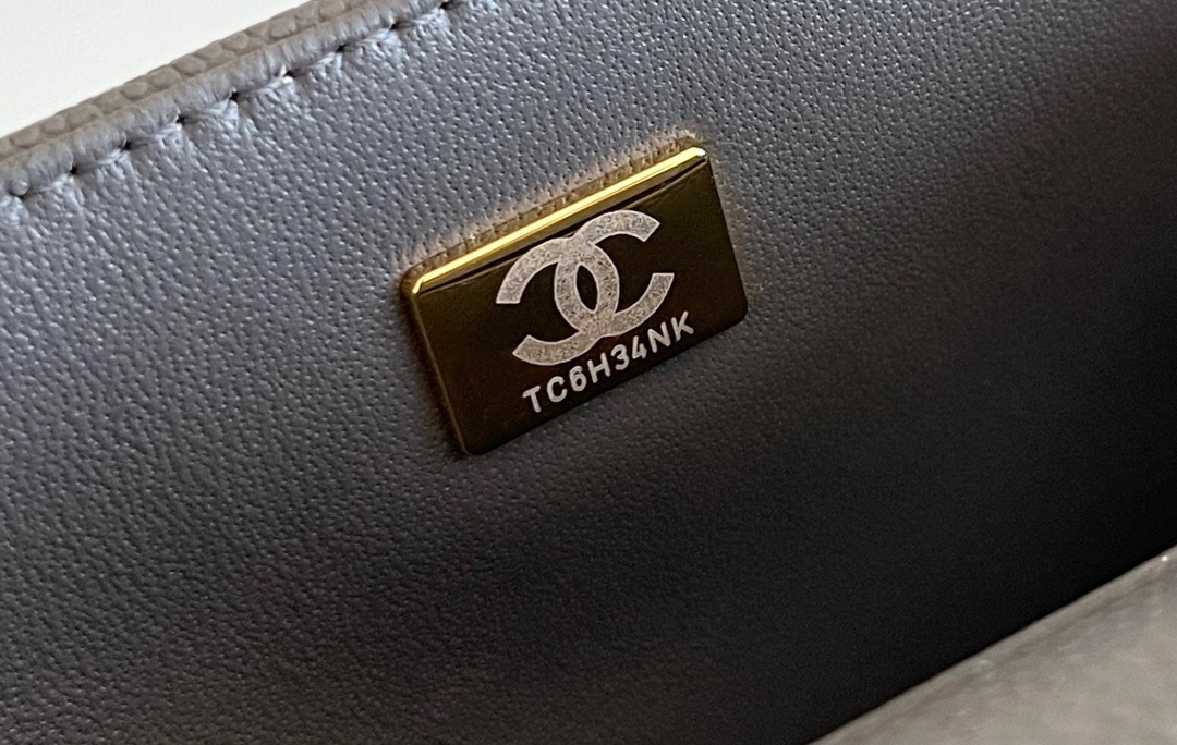 Chanel leboy-18× 13×6cm 水泥灰