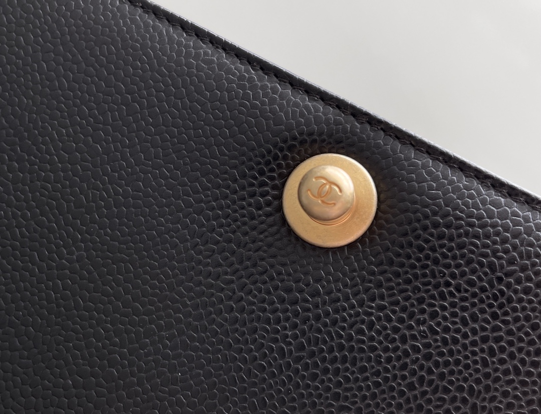 Chanel Leboy-15× 25×9cm BLACK 砂金扣 Chanel Leboy-15× 25×9cm BLACK 砂金扣