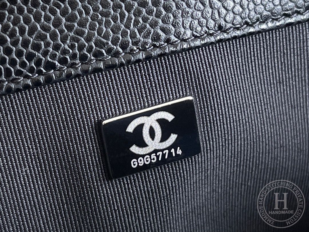 Chanel Leboy-12× 20.5×8.5cm black 银扣 Chanel Leboy-12× 20.5×8.5cm black 银扣
