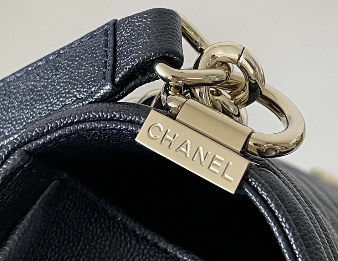 Chanel Leboy-20× 12×7cm 午夜蓝浅金扣 Chanel Leboy-20× 12×7cm 午夜蓝浅金扣