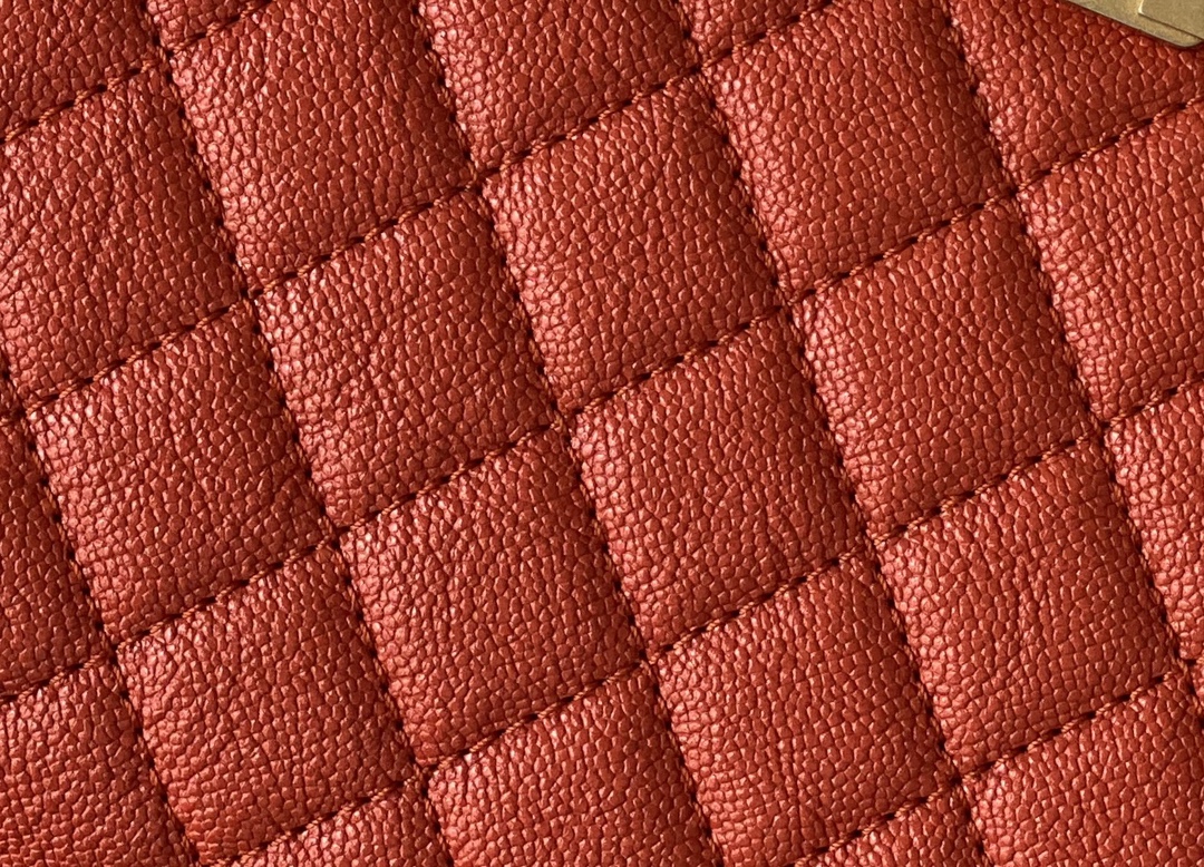 Chanel Leboy-20× 12×7cm 橘红色24kgold扣