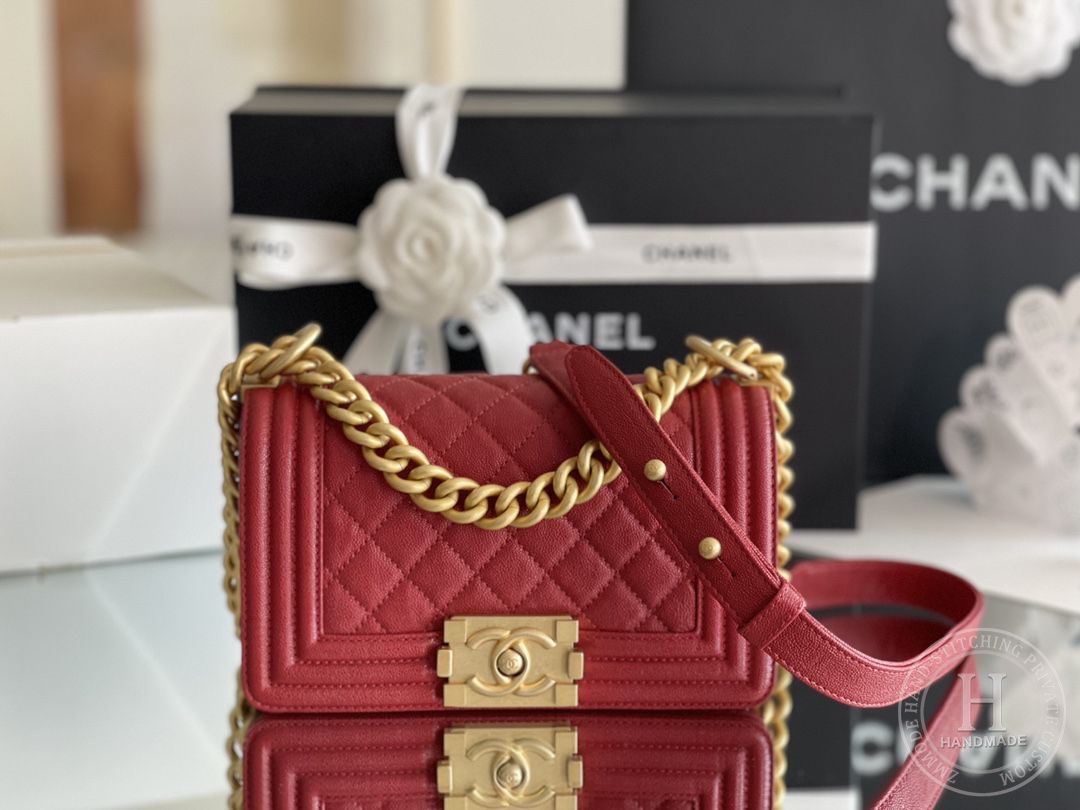 Chanel leboy 20× 12×7 red 24Gold扣 Chanel leboy 20× 12×7 red 24Gold扣