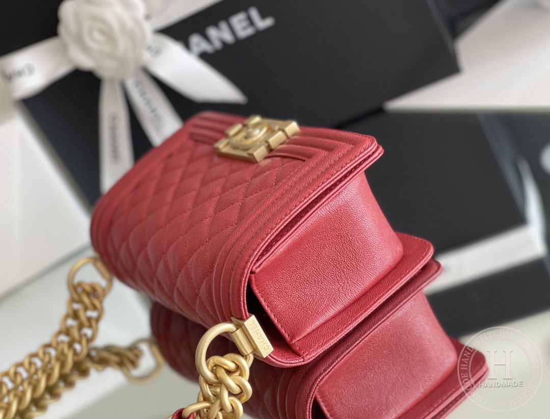Chanel leboy 20× 12×7 red 24Gold扣 Chanel leboy 20× 12×7 red 24Gold扣