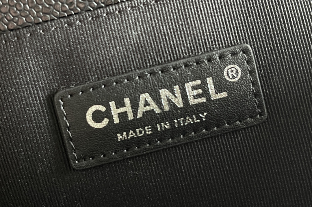 Chanel Leboy-15× 25×9cm  BLACK银扣