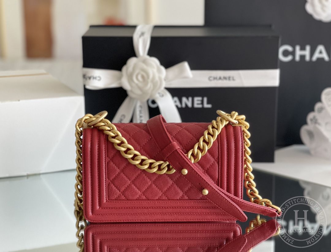 Chanel leboy 20× 12×7 red 24Gold扣 Chanel leboy 20× 12×7 red 24Gold扣